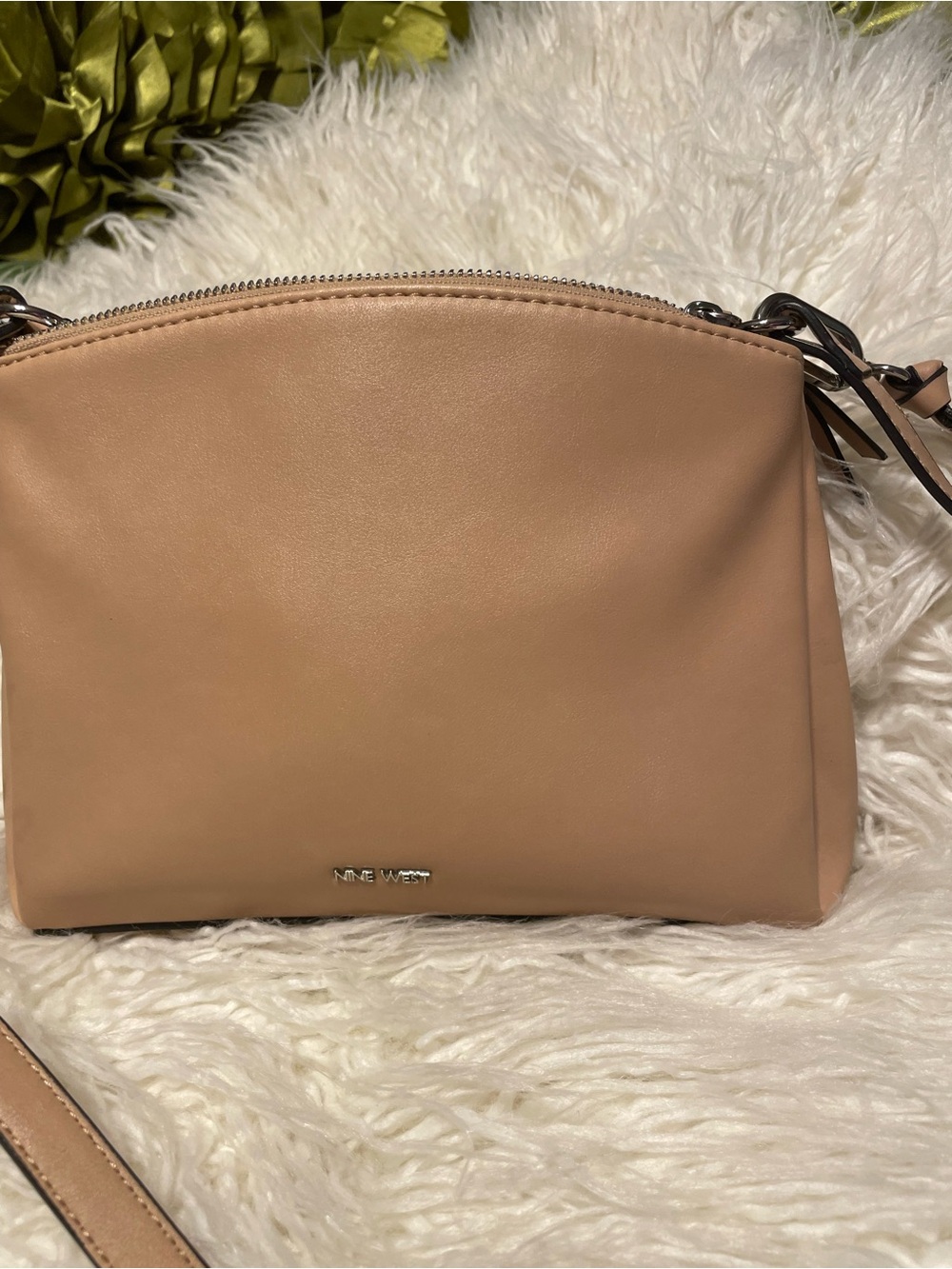 Nine West Blush Tan Crossbody Bag